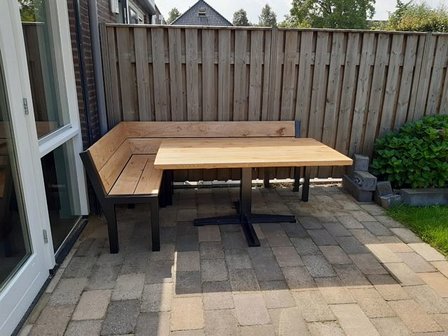 Hoekbank met tafel