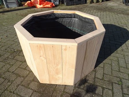 Achthoekige plantenbak