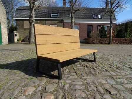 Loungebank hardhout