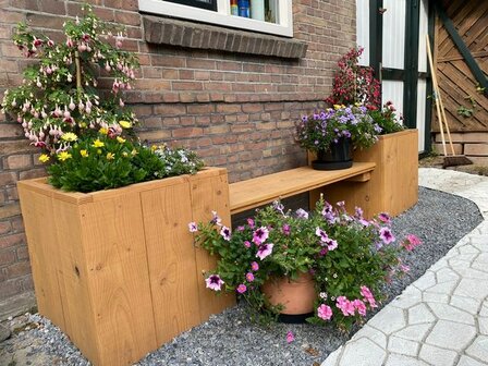 Houten - Plantenbak - Tuinwaardig