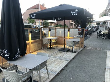 Terrasschermen hout