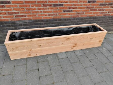 Houten tuinborder