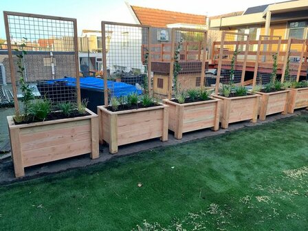 Terrasafscheiding hout