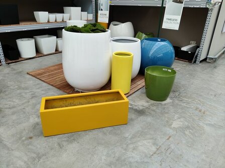 Plantenbakken met eigen kleurkeuze