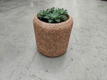 Natuurlijke cilinder plantenbak