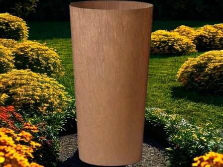 Nep cortenstaal conische plantenbak