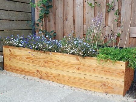 Houten tuinborder