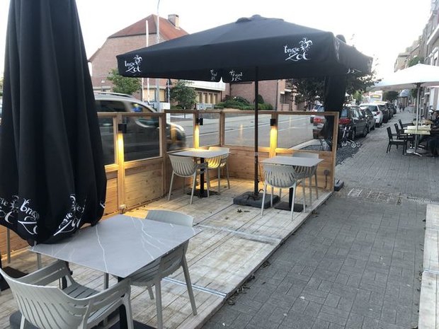 Terrasscherm hout