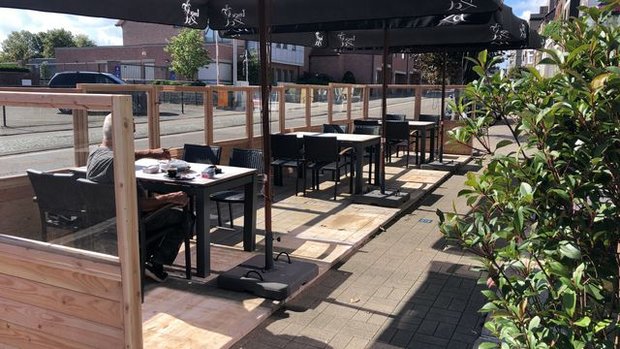 Terras scherm