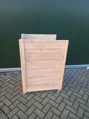 Container scherm hout