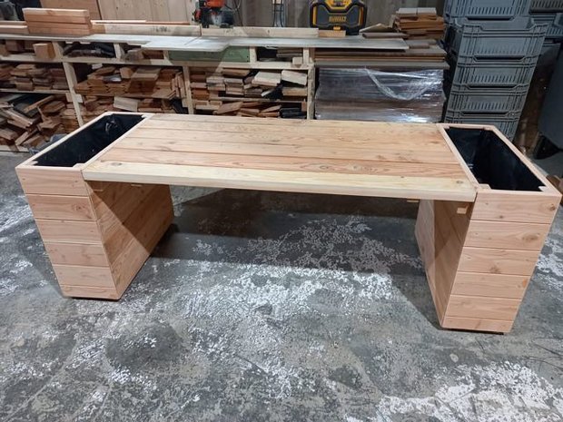 Bloembak buitentafel