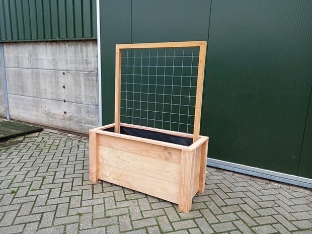 Plantenbak met klimplantenrek