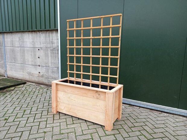 Plantenbak met trellis