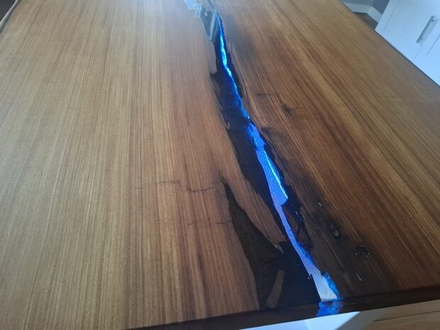 Epoxy tafel lamp