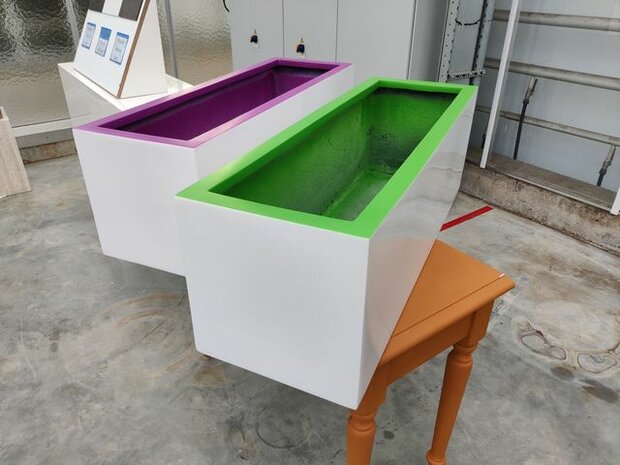 Plantenbak met maatwerk kleur