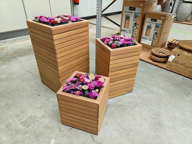 Eucalyptus houten plantenbak