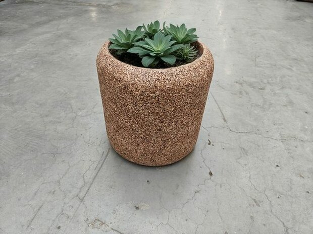 Natuurlijke cilinder plantenbak