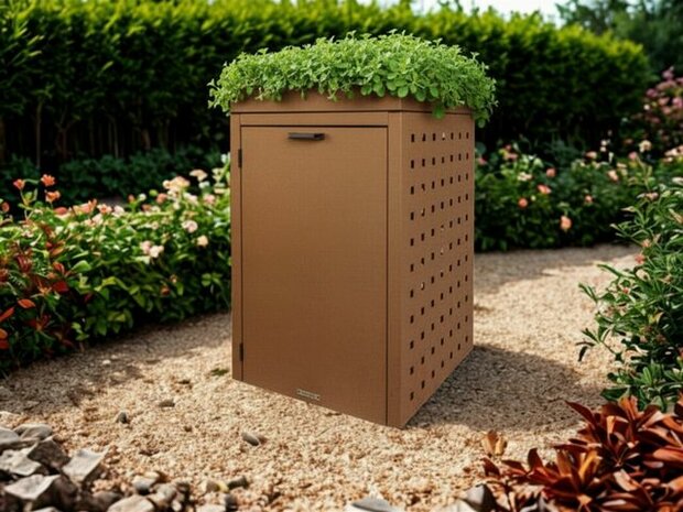 Kliko ombouw cortenstaal met plantenbak