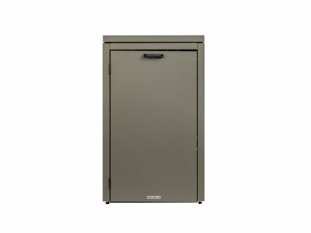 Kliko ombouw met poedercoating kleur taupe