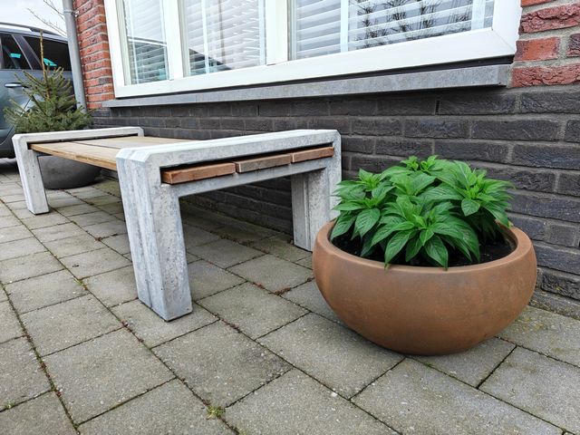 Roestkleur plantenbak voor binnen en buiten