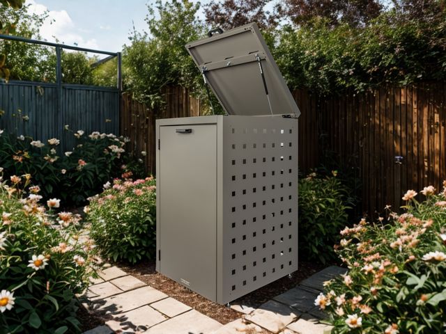 Strakke containerombouw buiten