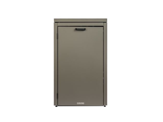 Kliko ombouw met poedercoating kleur taupe