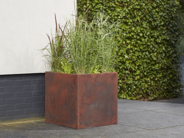 Genealogie Smederij Spoedig Plantenbak Buiten Roest - Tuinwaardig