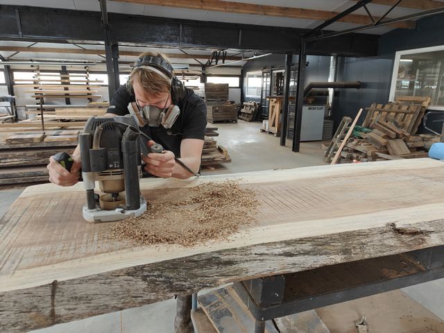 Epoxy tafel maken