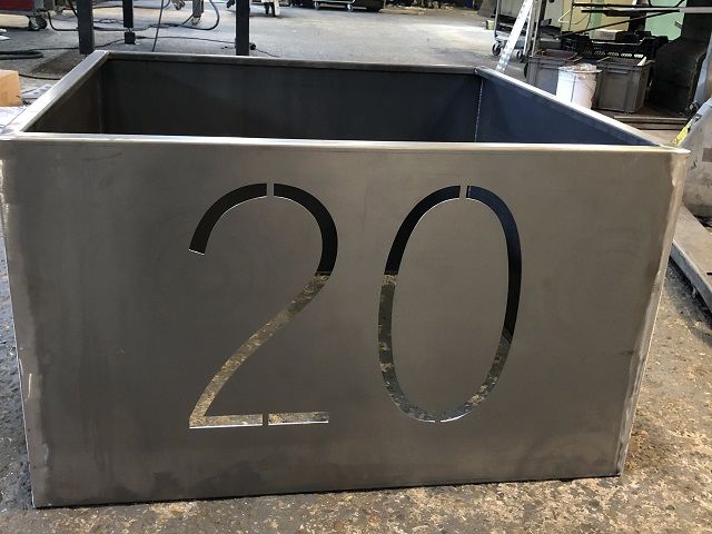 Cortenstalen plantenbak op maat