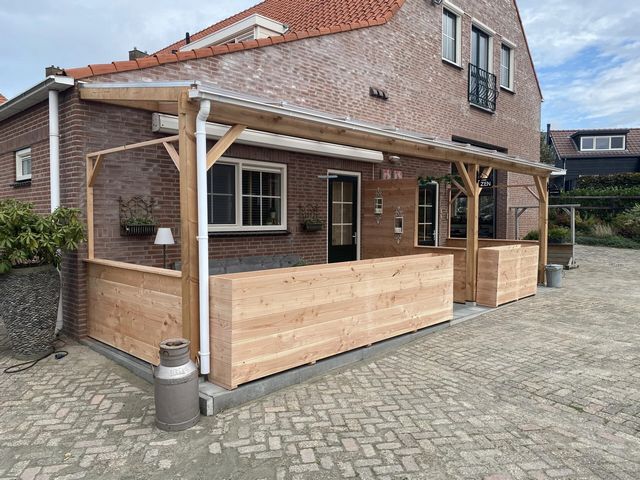 Maatwerk terrasoverkapping