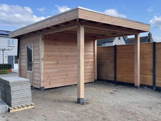 Tuinoverkapping plaatsen