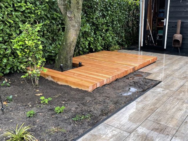 Vlonderterras op maat