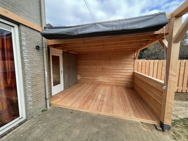 Vlonderterras van hout