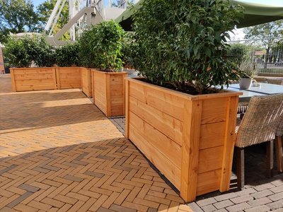 trek de wol over de ogen na school Odysseus Houten Plantenbakken - Plantenbak Hout - Tuinwaardig