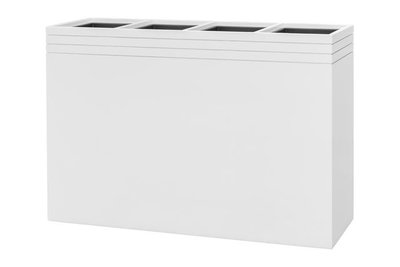 Baq Rechthoek - Wit - 4 binnenbakken