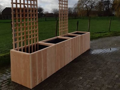 Nieuw Plantenbak met trellis - Haagbak - Tuinwaardig LI-35